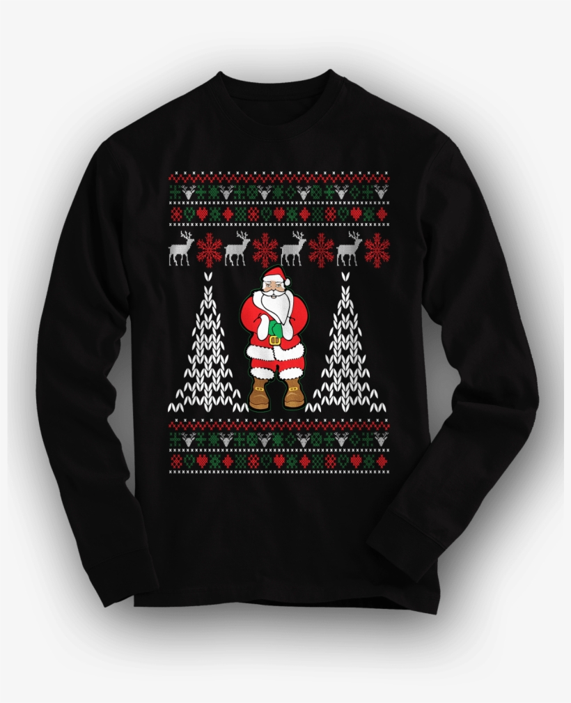 I Will Do Ugly Christmas Sweater Design - T-shirt, transparent png #8733009