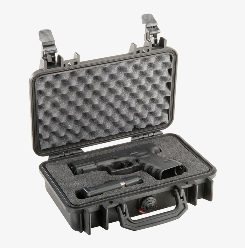 Pelican 1170 Pistol Gun Glock Hard Case, transparent png #8733012