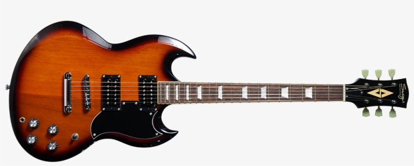 Sg100 2ts - Gibson Sg 61 Reissue Faded Worn Brown, transparent png #8733338