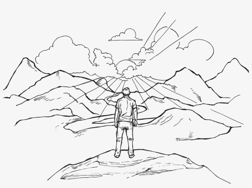 [christ Speaking] “i Came That They Might Have Life, - Line Art, transparent png #8734096