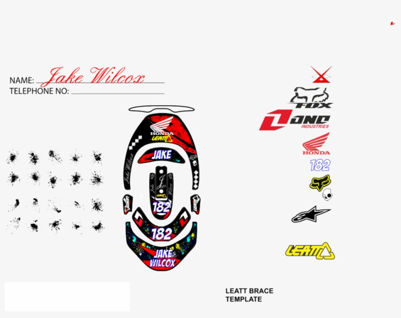 Splatter Png - Fox Racing, transparent png #8734465