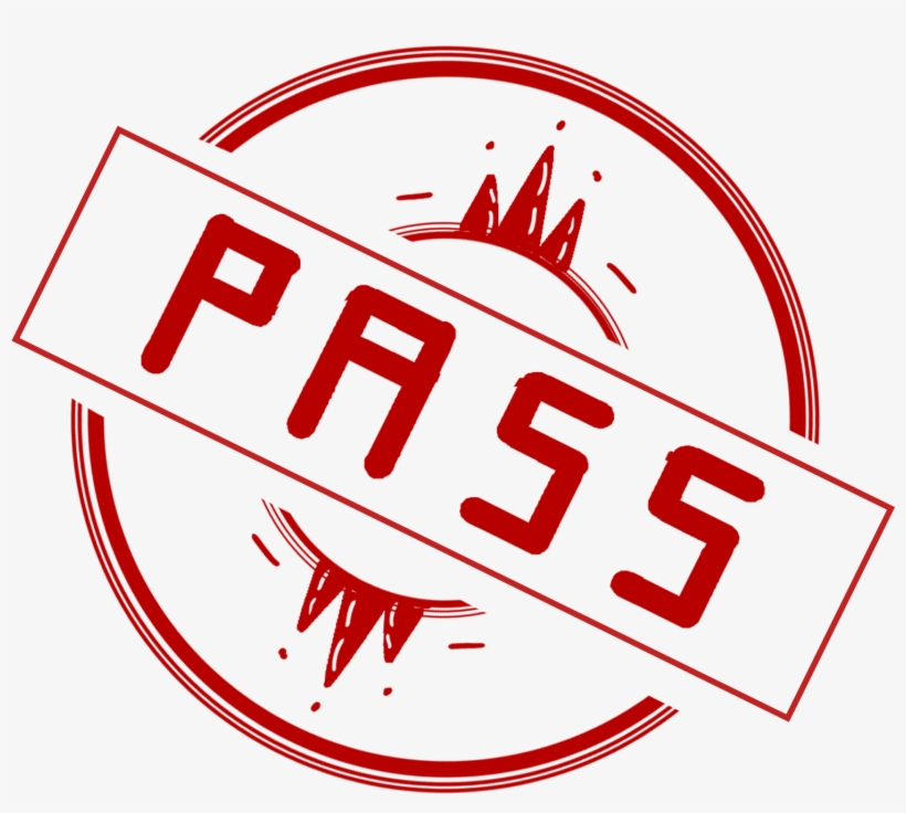 Pass Red Seal Border Png And Psd - Graphic Design, transparent png #8734559