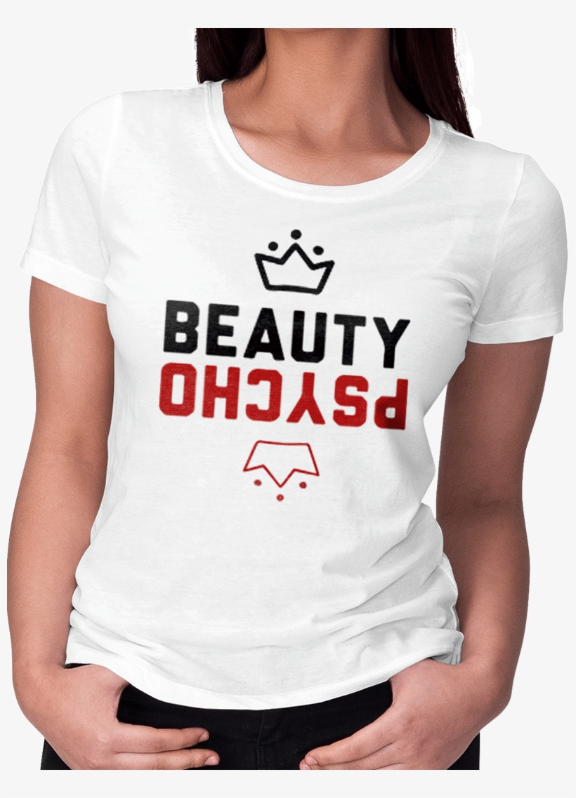 Picture Of Beauty And Psycho T Shirt - Active Shirt, transparent png #8734913