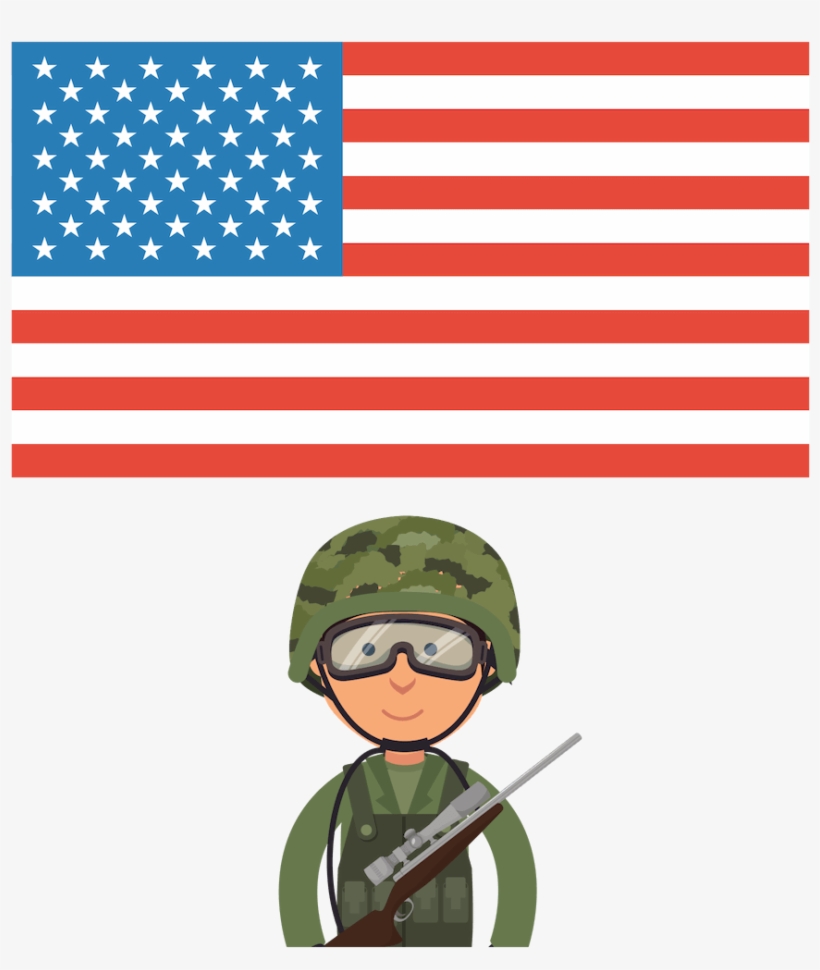 Veterans Day Clipart 2018 Veterans Day Clipart For - American Flag, transparent png #8734917