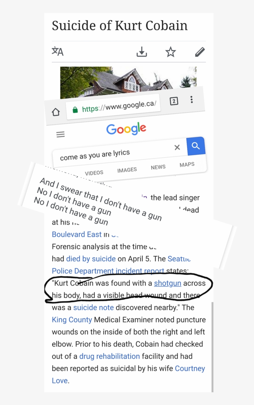 That Nigga Lied - Kurt Cobain House, transparent png #8735604