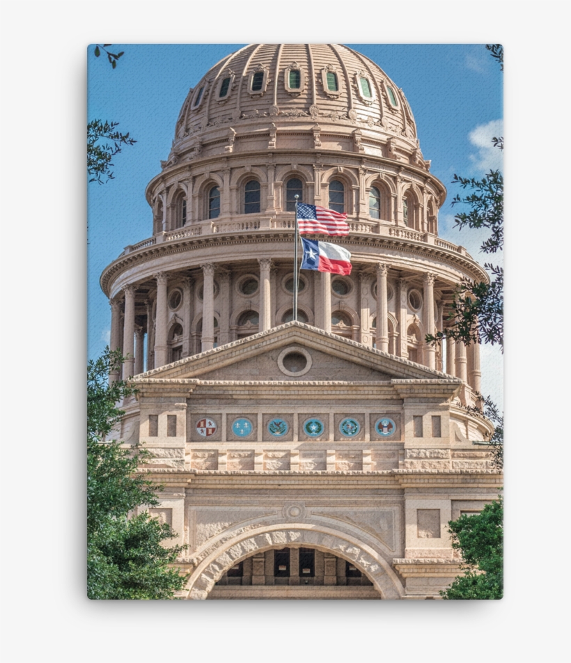 The Texas State Capitol Canvas - Texas State Capitol, transparent png #8735607