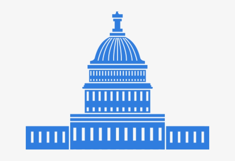 Drawn Bulding Capitol Building - Washington Dc Icon, transparent png #8735641