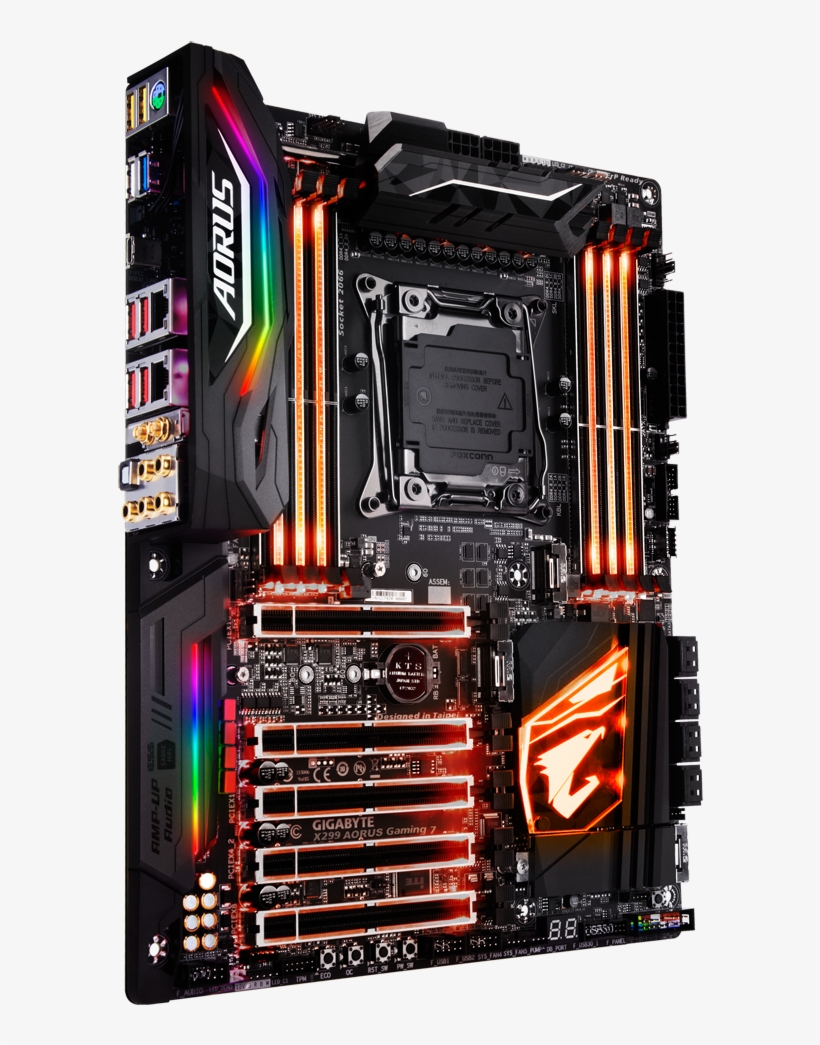 With Aorus X299 Motherboards, Rgb Fusion Is Even Better - Gigabyte X299 Aorus Gaming 9 Mb, transparent png #8735924