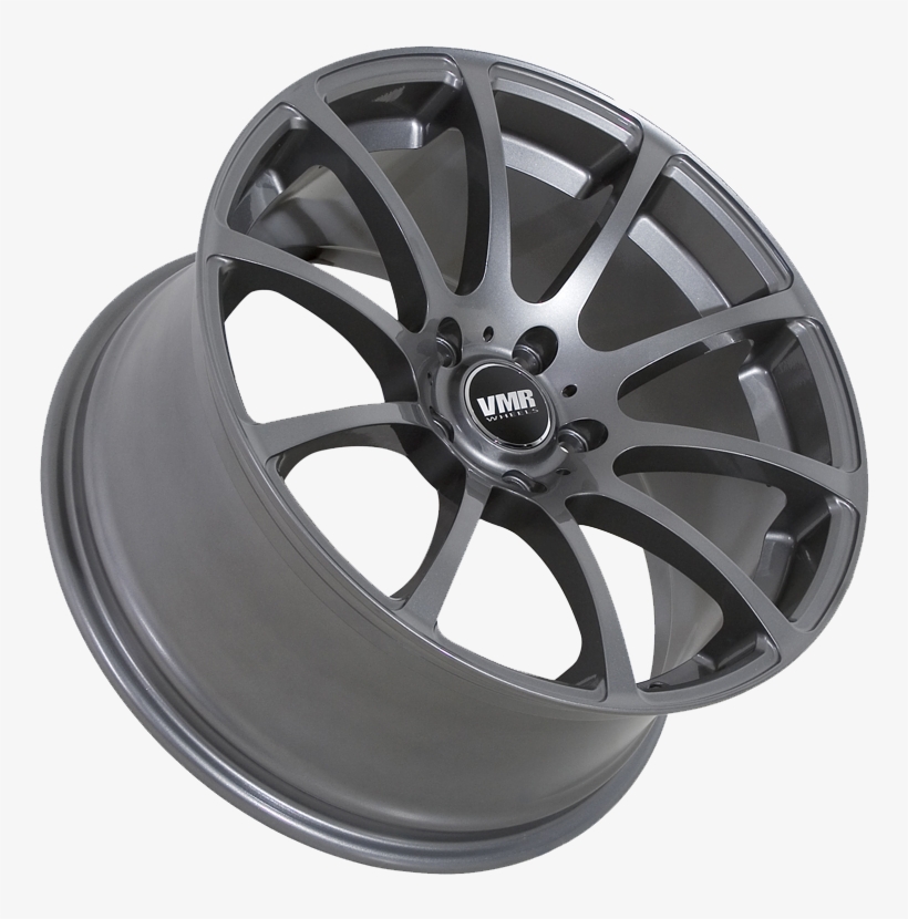 Vmr V701 - 9 Spoke Rims Black, transparent png #8736591
