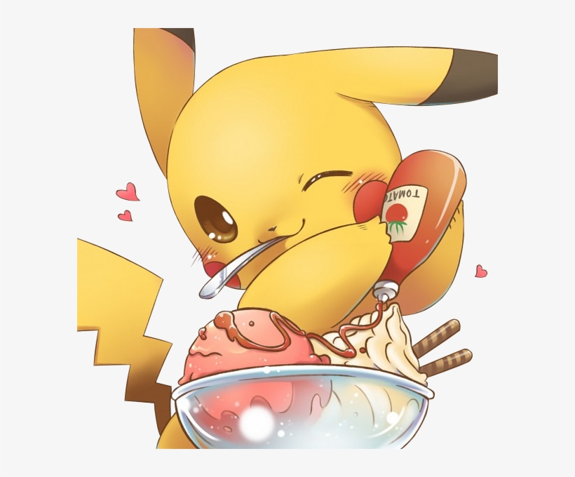 Download Image - Pikachu Ketchup Fanart, transparent png #8736639