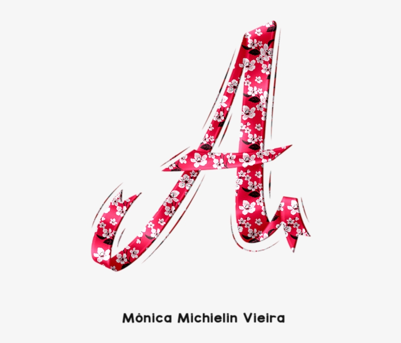 Alfabeto Floral Primavera Flor Sakura Png - Graphic Design, transparent png #8736841