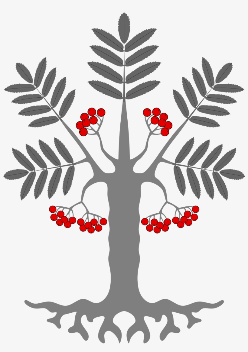 Fruit Tree Hook Earrings, Women's, Pale Blue / Crimson - Tree Coat Of Arms Png, transparent png #8737396