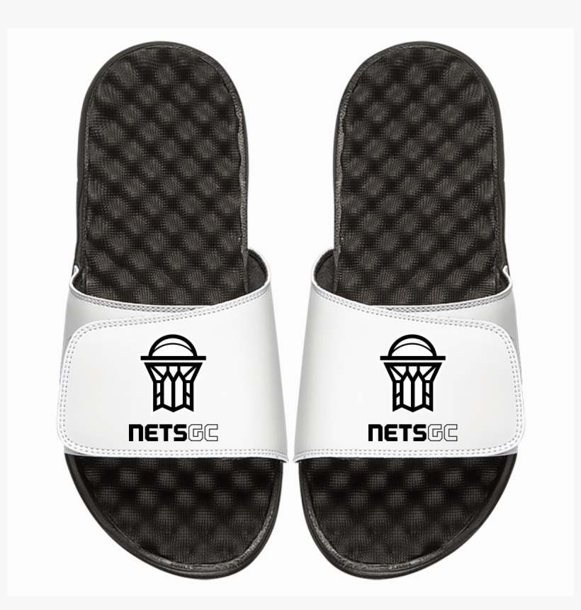 Islide Footwear White / Size-3 Nets Gc Islide Alternate - Toronto Raptor Slides, transparent png #8737636