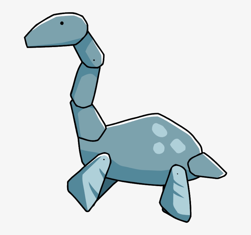 Plesiosaurus Su - Scribblenauts Loch Ness Monster, transparent png #8738037