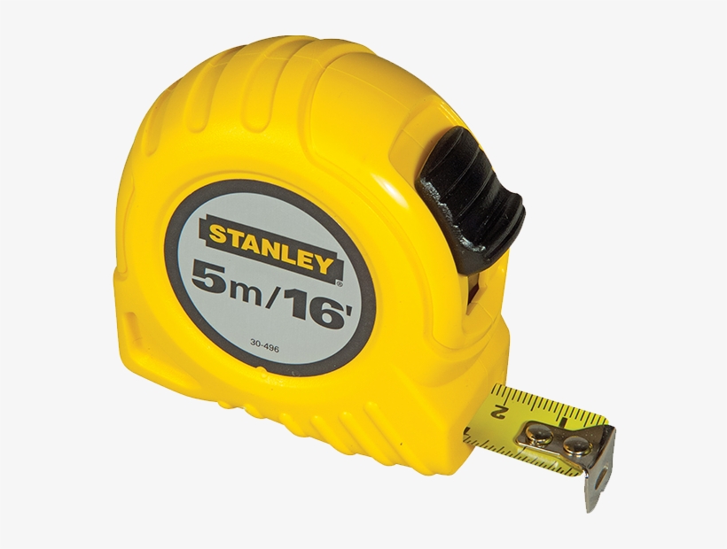 30 496 Stanley Measuring Tape, transparent png #8738359