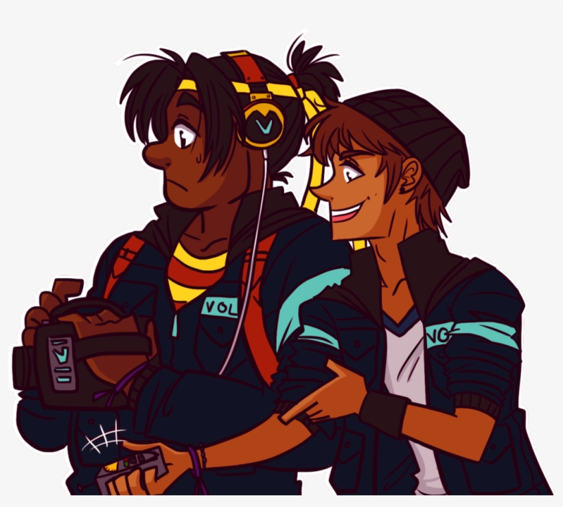 Lance And Hunk Were Super Into Researching The Loch - Voltron Ghost Hunter Au, transparent png #8738361