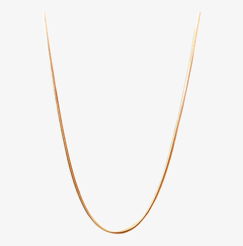 Love Lockets Rose Gold Snake Chain 50cm - Necklace, transparent png #8738547
