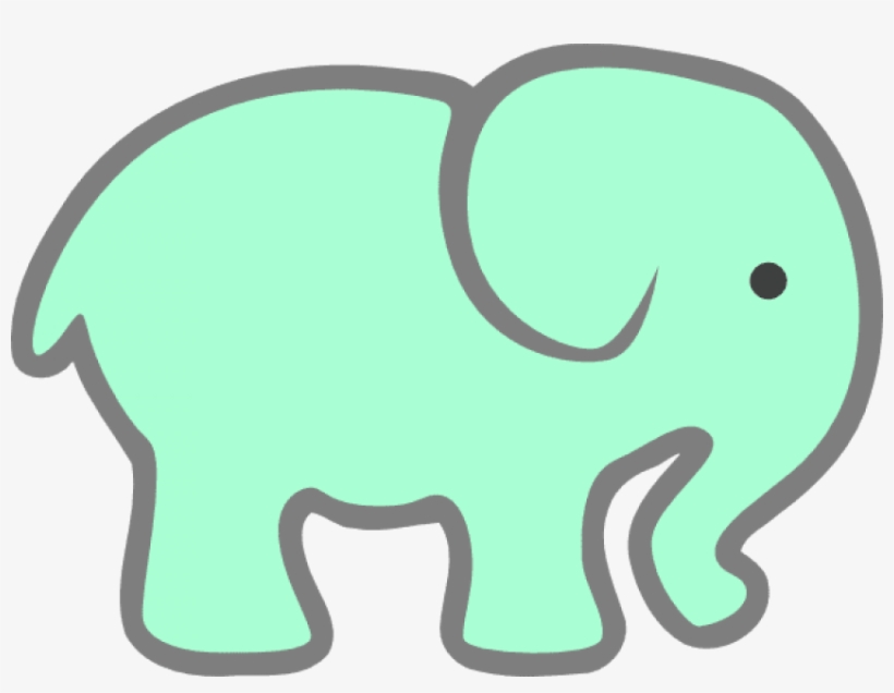 Free Png Download How To Set Use Green Baby Elephant - Baby Elephant Clipart, transparent png #8738956
