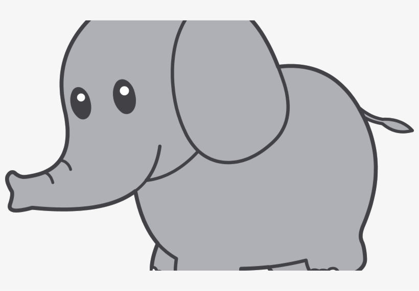 Face Clipart Baby Elephant - Clip Art Elephant Transparent, transparent png #8739112