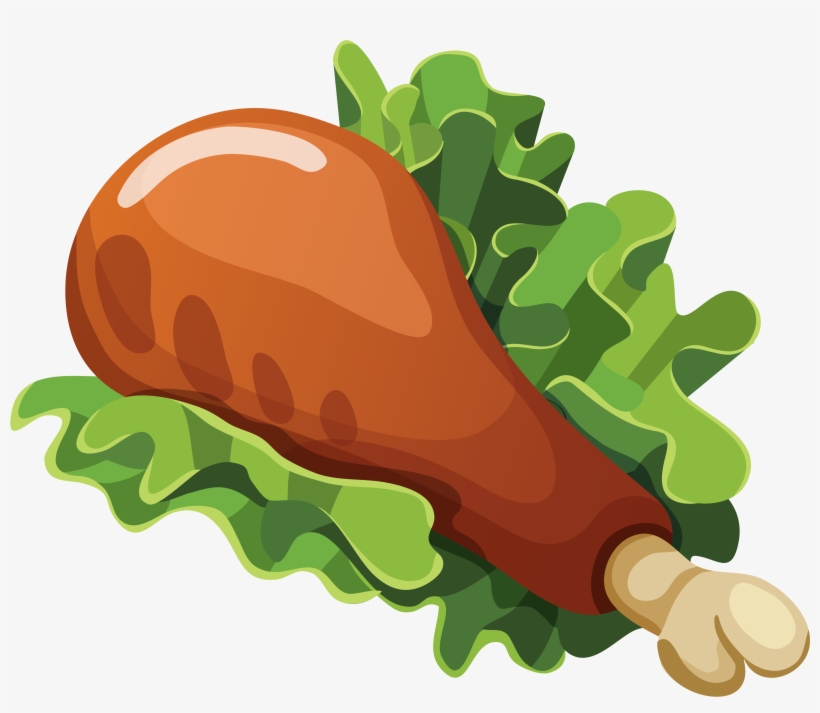 Chicken Leg Food Ketogenic Diet For Weight Loss - Table Thanksgiving Food Clipart, transparent png #8739310