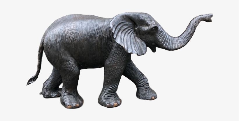 Bronze Baby Elephant - Indian Elephant, transparent png #8739869