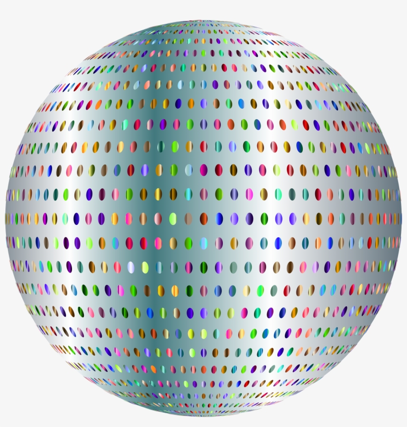 This Free Icons Png Design Of Silver Polka Dots Sphere, transparent png #8739880