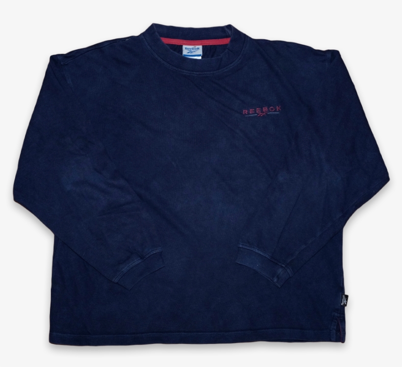 Vintage Reebok Logo Sweatshirt Vintage Klamotten Online - Sweater, transparent png #8740009