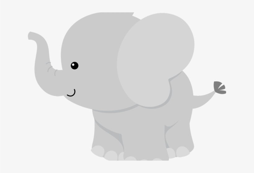 Night Clipart Baby Elephant - Elefante Baby Fundo Transparente Png, transparent png #8740053