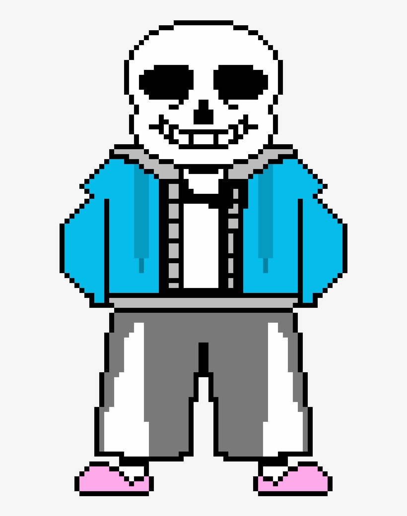 My sans battle sprite base pixel art