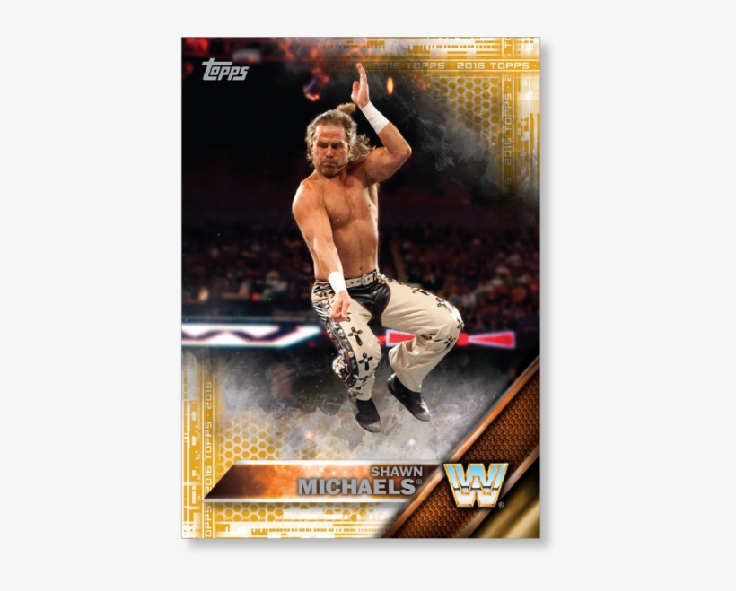 2016 Topps Wwe Shawn Michaels - Wwe, transparent png #8741147