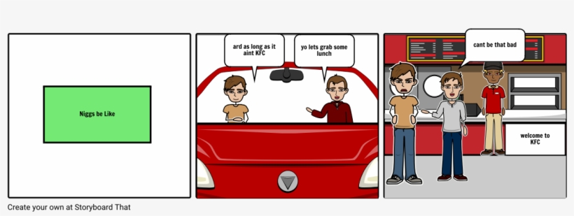 Never Kfc - Cartoon, transparent png #8741271