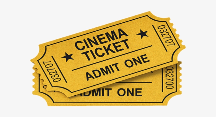 Transparent Movie Ticket Png, transparent png #8742182
