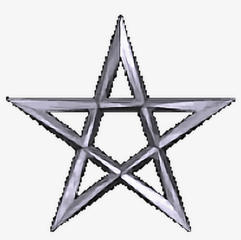 Metal Star Satan Pentagram Demon Devil Freetoedit - Pentagram, transparent png #8742716