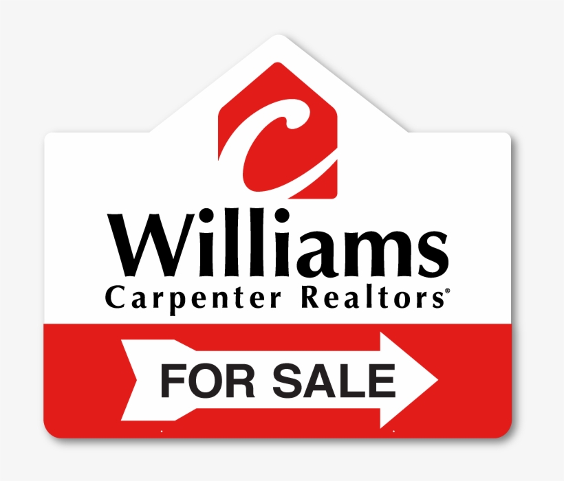 Carpenter Realtors Signs Williams Open House-26x30 - Carpenter Realtors, transparent png #8743042