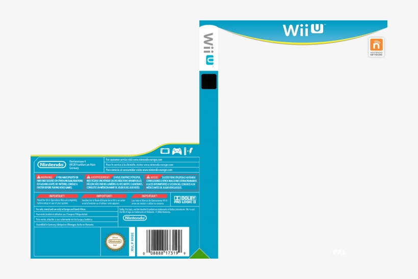 Nintendo Wii U, transparent png #8743333