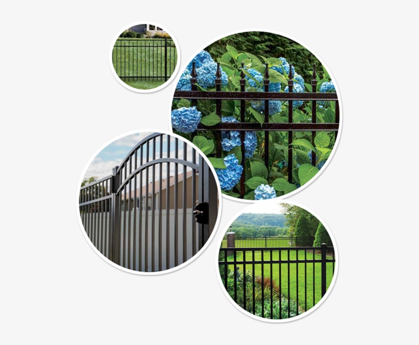 Ornamental Aluminum Landscape Fences - Gate, transparent png #8743731