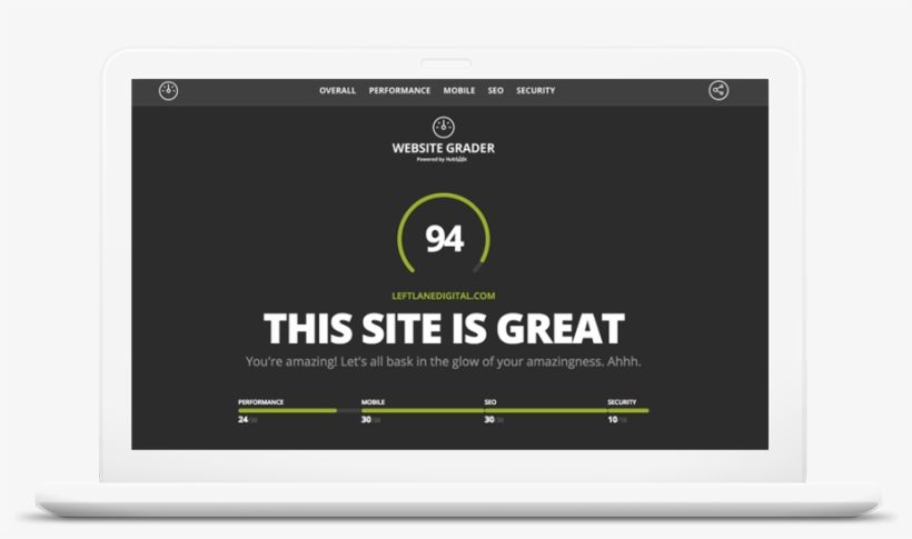 Hubspot Website Grader - White Noise An Electric Storm, transparent png #8744494