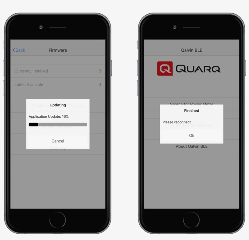 Qalvin Ble Will Indicate "finished" When The Update - Quarq, transparent png #8744530