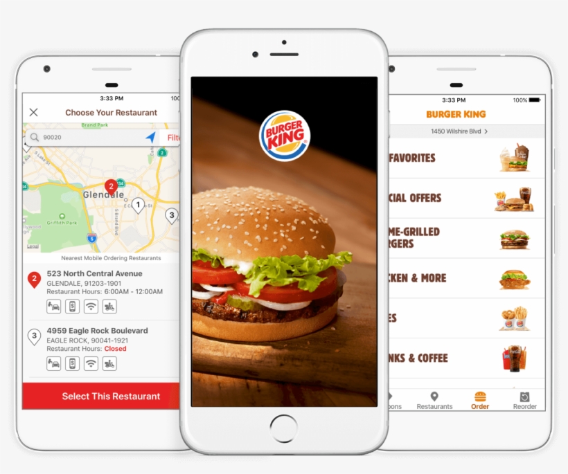 Get The Official Burger King® Mobile App And Earn Rewards, - Reorder Burger King App, transparent png #8744567