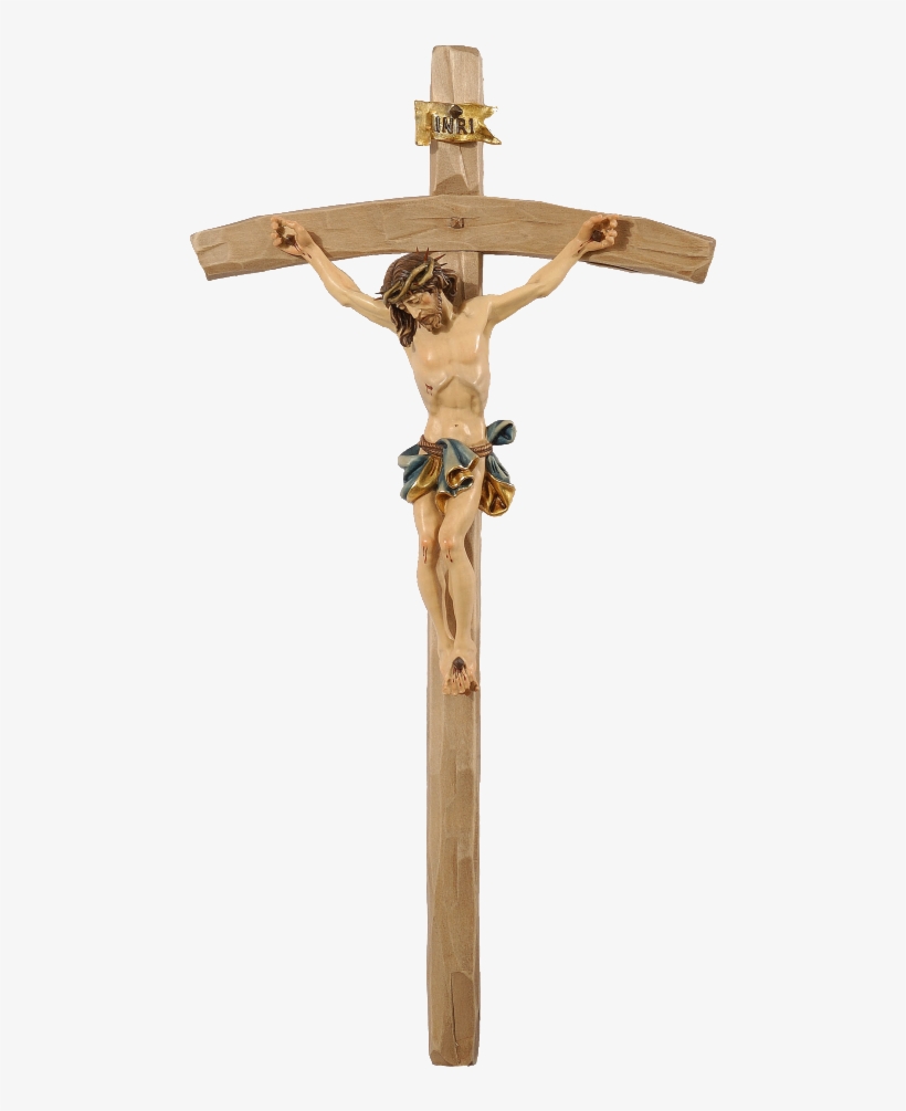 Vintage Wood Italian Crucifix, transparent png #8744700