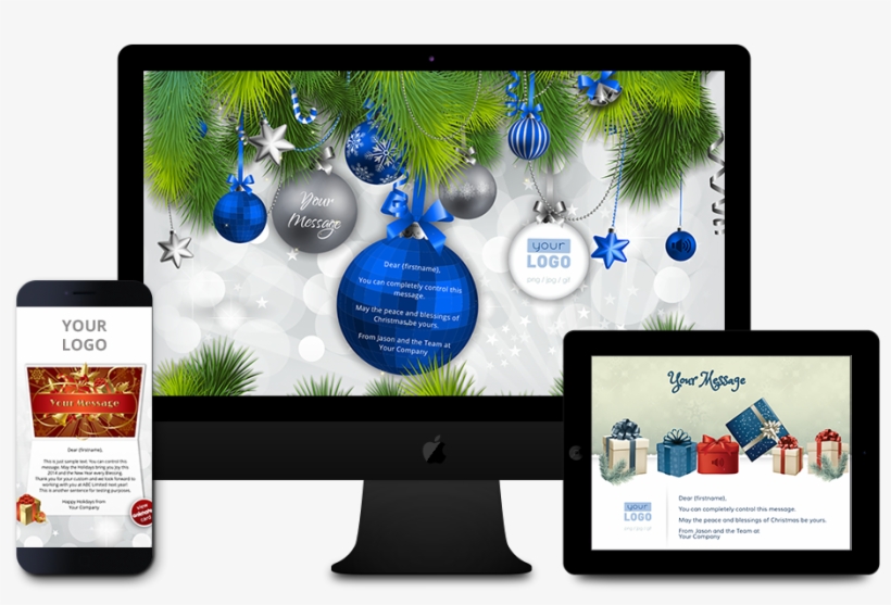 Company Holiday Ecards Compatible With All Devices - Online Advertising, transparent png #8744745