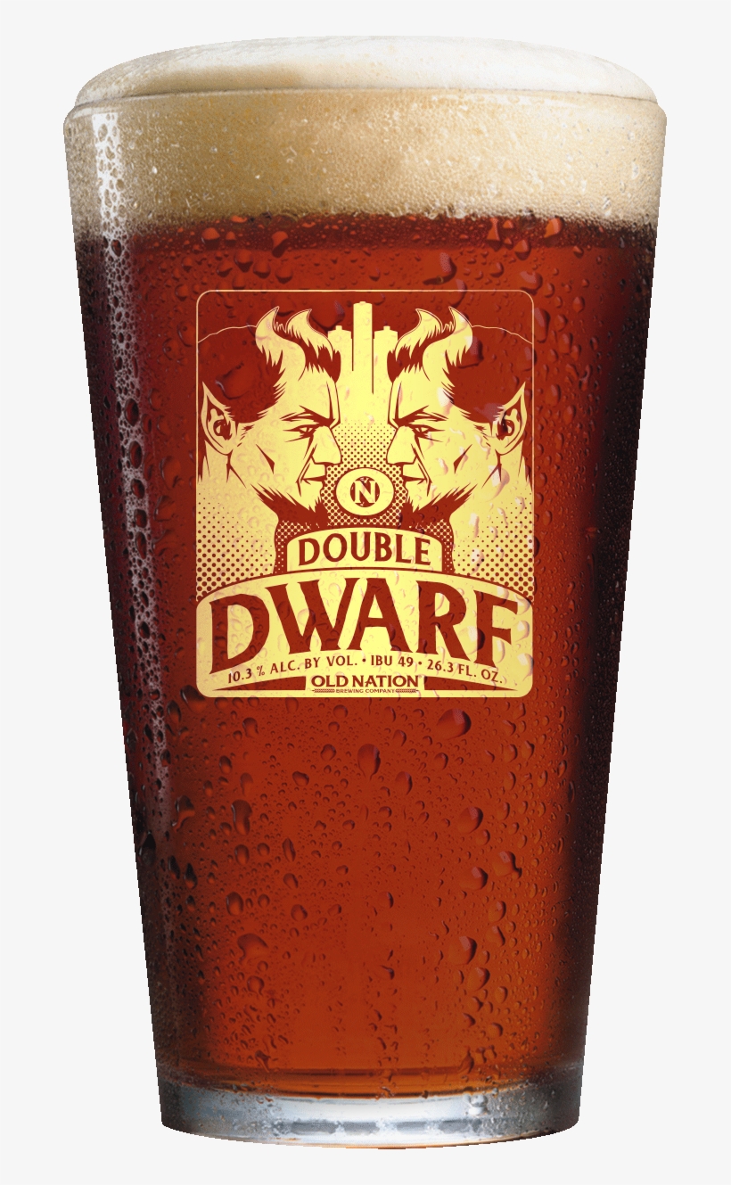 Double Dwarf - Pint Glass Of Beer, transparent png #8745490