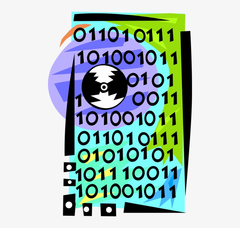Vector Illustration Of Information Technology Digital - Poster, transparent png #8745578