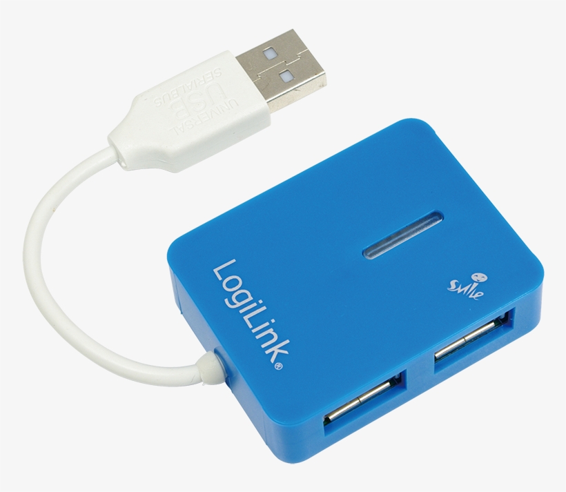 Product Image (png) - Logilink Smile 4 Port Usb 2.0 Hub, transparent png #8745800