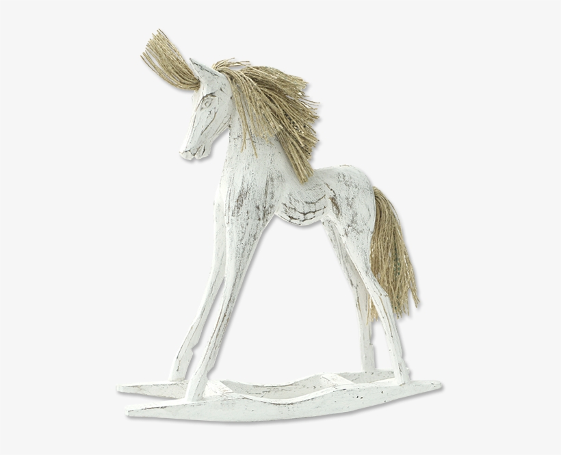 White Horse, Rocking, Small - Stallion, transparent png #8746248