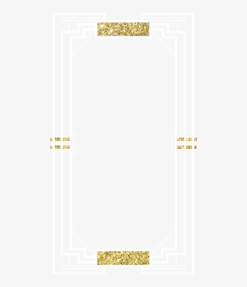 Art Deco Frame Png - Great Gatsby Invite Party, transparent png #8746362