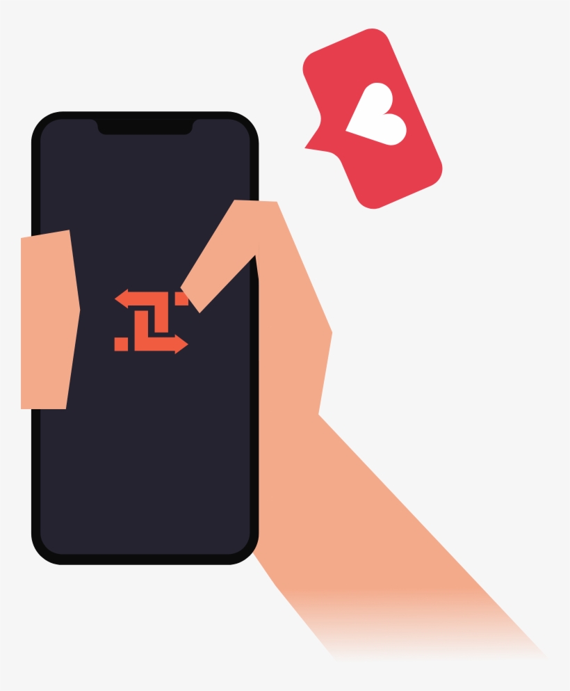 Holding Phone - Smartphone, transparent png #8746592