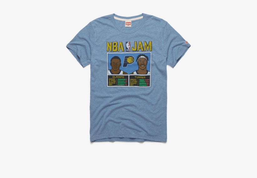 Nba Jam Pacers Oladipo And Turner Indiana Nba Basketball - Active Shirt, transparent png #8746644