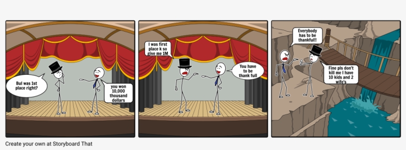 Selfish Stickman - Storyboard, transparent png #8747918