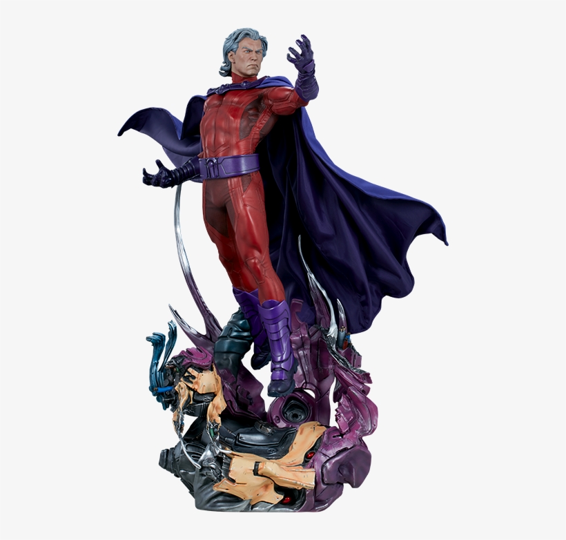 Sideshow Collectibles Magneto Maquette - Action Figure, transparent png #8747958
